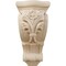 Ekena Millwork 6 1/4"W x 7 5/8"D x 14 1/8"H Large Floral Corbel, Alder COR06X07X14FLAL - alternate 4